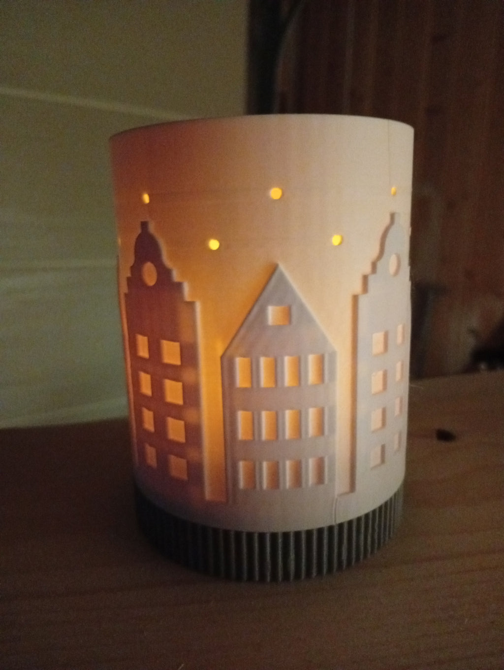 2stk Led telys holder